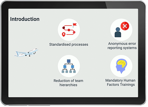 Human Factors E-Learning human factors medicine elearning training demo ipad